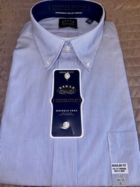 slim fit dress slacks Eagle Harbor Jac-shirt - Navy main image 1